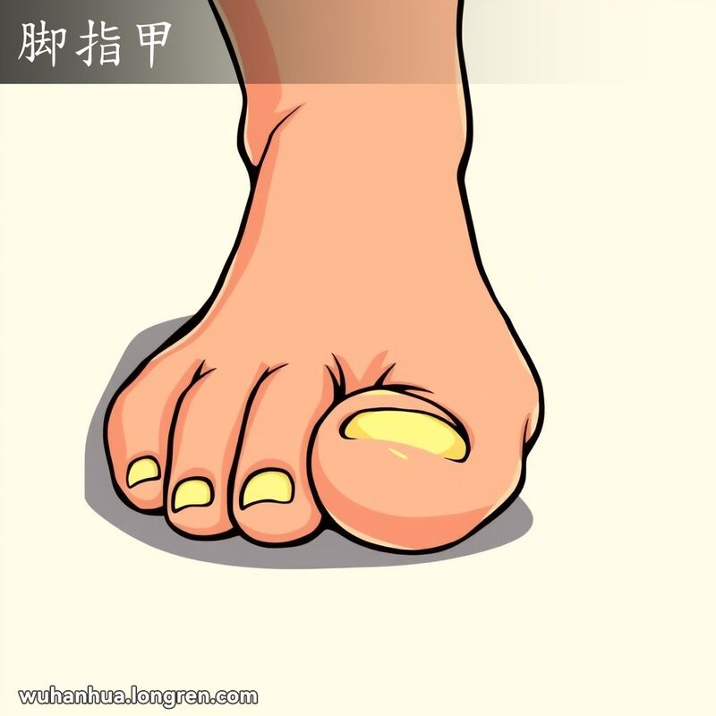 一双脚的特写，脚趾尖的指甲清晰可见，背景简洁明亮